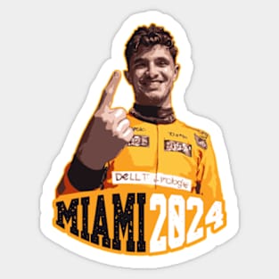 Norris Miami 2024 Sticker